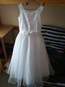 communion dress 9-10 years