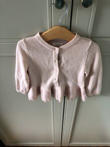 Next baby soft pink cardigan