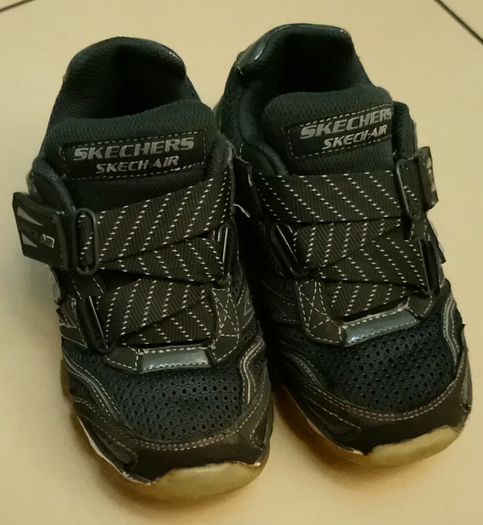 SKECHERS SKECH-AIR SKX toddler shoes - SIZE UK11.5 / EUR29 - memory foam kids runners - trainers - sneakers