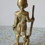 Pair of Vintage Brass Napoleonic Era Soldier Figurines. Image 5