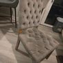 Solid oak Table with 4 chairs Image 4