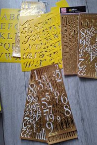 Alphabet and stickers