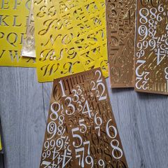 Alphabet and stickers