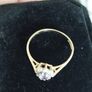 Stunning 9k  Gold O Size Hallmarked Ring Image 5