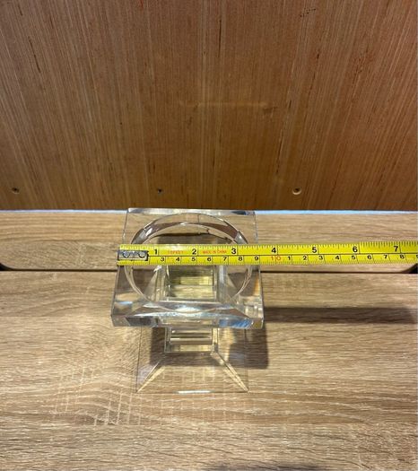 Glass Pillar Candle Holder