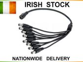 CCTV Camera Power Supply Splitter 12V DC 2.1mm 8 way