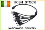 CCTV Camera Power Supply Splitter 12V DC 2.1mm 8 way