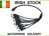 main image for ad CCTV Camera Power Supply Splitter 12V DC 2.1mm 8 way