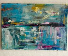 Original Painting Irish Abstract seascape Original Art contemporary Irish art