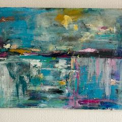 Original Painting Irish Abstract seascape Original Art contemporary Irish art