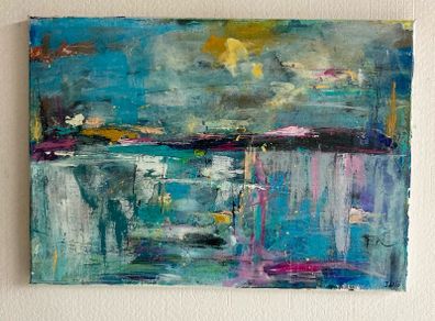 Original Painting Irish Abstract seascape Original Art contemporary Irish art
