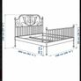 IKEA KING BED FRAME(does not include mattress) Image 6