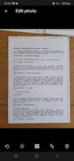 Frankie and Johnny press kit
