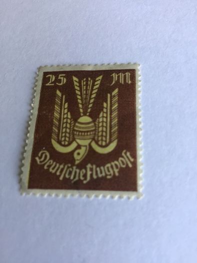 Rare 1923 German Airmail stamp