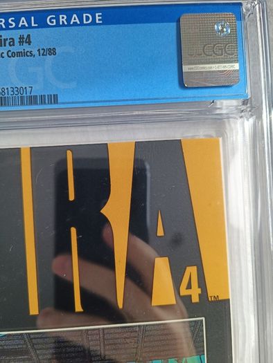 Akira Issue 4 CGC 9.8 Certified Graded Comic Book Framed Marvel