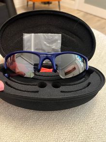 Oakley Flak Jacket XLJ Sunglasses - Navy/Red