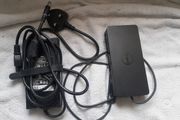 Dell D6000 USB-A USB-C Docking Station Monitor Dock 4K with 130W Adapter Power Supply PSU