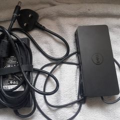 Dell D6000 USB-A USB-C Docking Station Monitor Dock 4K with 130W Adapter Power Supply PSU