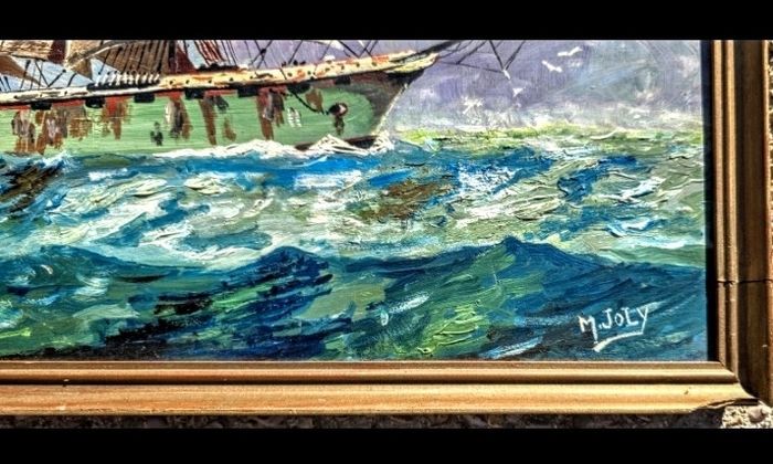 Large oil painting