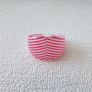 Pink White Lucite Ring Image 5