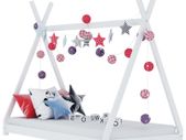 Kids Bed Frame White Solid Pine Wood 90x200 cm