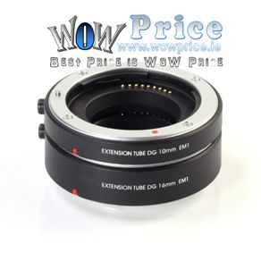 1005 FOTGA AF Macro Extension Tube EM1 DG Set 10mm + 16mm For EF-M Mount Camera