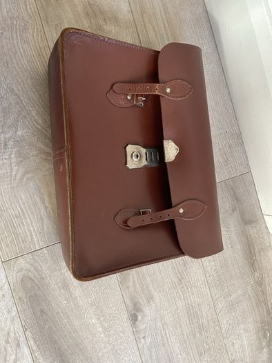 Leather case Bag Brown Leather Document Case vintage Original