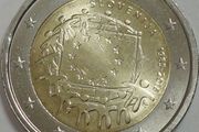 Slovenia 2 Euro Commemorative Coin 2015 - The EU Flag. Uncirculated.
