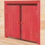 Kids Play House Fir Wood Red Image 7