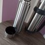 Set of x2 Stainless Steel Flasks Image 5