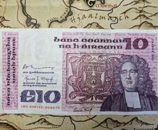 10 Pound B Series 06/03/79 Irish Note