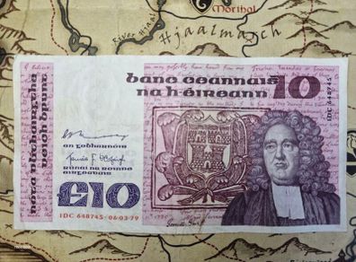 10 Pound B Series 06/03/79 Irish Note