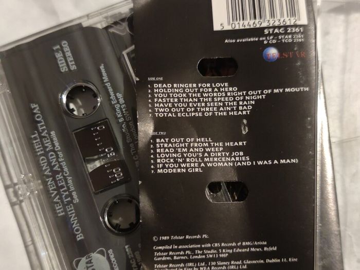 Bonnie & Meatloaf Tape Cassette