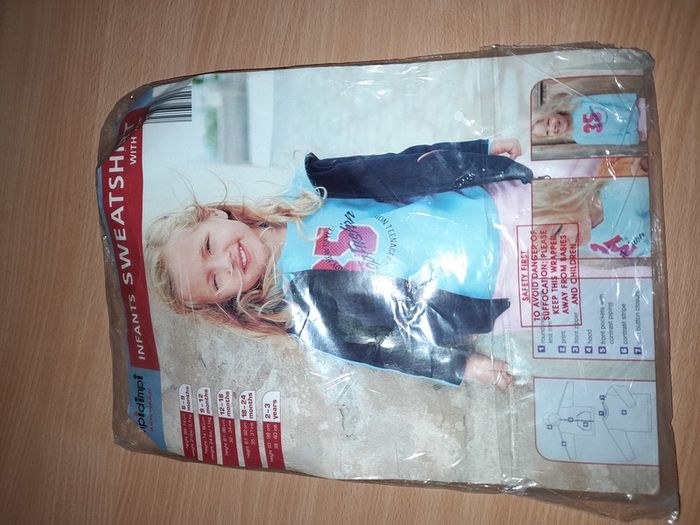 Baby girl tops x2, 9-12 months