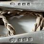Four Antique Elkington & Co Sterling Silver Large Serving Spoons  321g Image 8