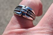 Vintage Sterling Silver Marcasite Rings