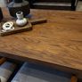 All Oak Dining Table, Like New Image 6