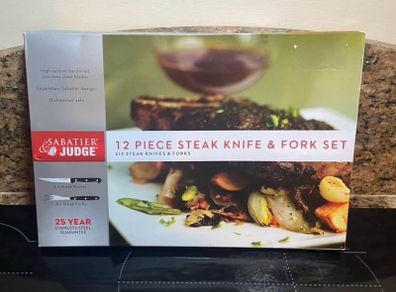 Judge Steak Knife & Fork Set