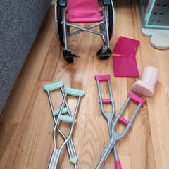 our generation Wheelchair, ramp, boot & 2 sets crutches