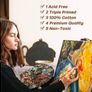 12 Packs Blank Art Canvases Pre Stretched Canvas Board, 100% Cotton Artist Painting Canvas for Acrylic Painting, Oil Paint Image 3