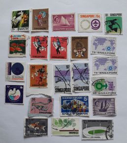 STAMPS Lot - Singapore - For Crafting or Collecting