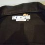 Genuine Men Off-White Diagonal Tab Denim Jacket - Black (Size Small) Image 3