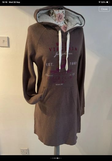 dress bnwt H&M hoodie dress size medium rrp 39.99