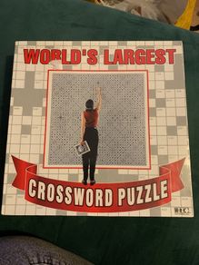 Brand New Vintage Unopened World's Largest Crossword Puzzle