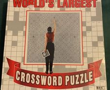 Brand New Vintage Unopened World's Largest Crossword Puzzle