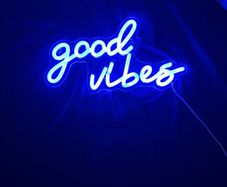 Cool vibes blue light