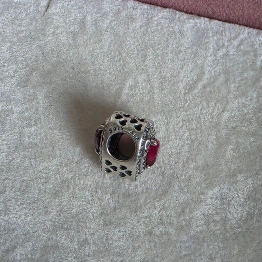 Pandora sparkly levelled charm perfect condition fully hallmarked