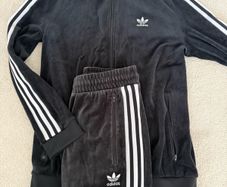 Adidas Originals Velour Tracktop and Shorts