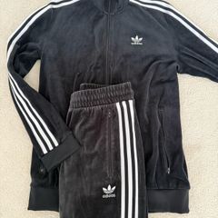 Adidas Originals Velour Tracktop and Shorts