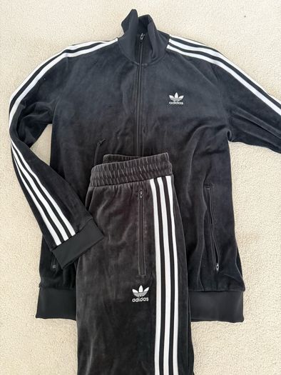 Adidas Originals Velour Tracktop and Shorts